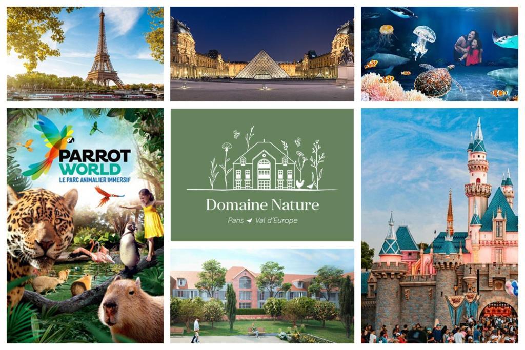 Domaine Nature - Paris/Val D'Europe Bussy-Saint-Georges Bagian luar foto